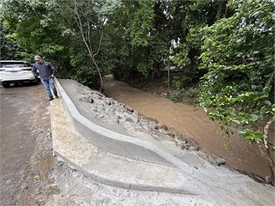 Estabilización de talud en la comunidad de Gonzalillo, Sector 8